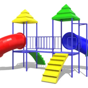 Juego De Plaza Infantil Mangrullo Tobogán Tubo Trepador